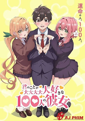 100 Cô Bạn Gái Yêu Bạn Rất Nhiều - Kimi No Koto Ga Daidaidaidaidaisuki Na 100-Nin No Kanojo, The 100 Girlfriends Who Really, Really, Really, Really, Really Love You, Hyakkano